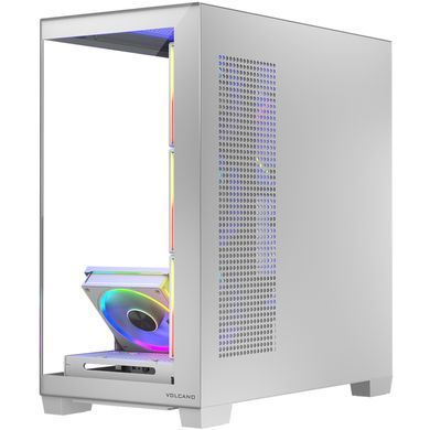 Корпус Modecom VOLCANO STELLAR ARGB MIDI 5x120mm fans WHITE без БЖ ATX (AT-STELLAR-5F-ARGB-20) [403328]