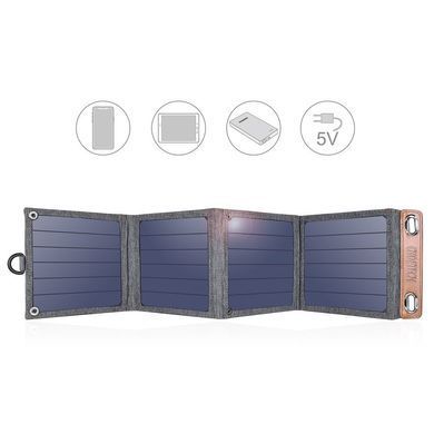 Сонячна панель Choetech 14W SB 5V/2.1A max (SC004) [401635]