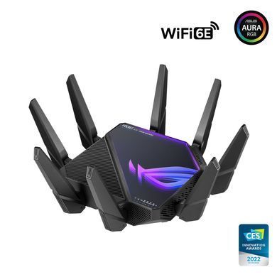 Маршрутизатор ASUS GT-AXE16000 AXE16000, 4xGE LAN, 1x2.5GE WAN, 2x10GE LAN/WAN, 1xUSB3.2, 1xUSB2.0, MESH (90IG06W0-MU2A10) [104542]