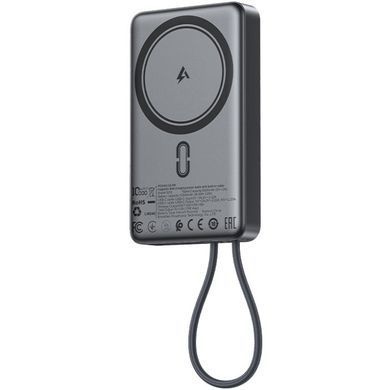 УМБ Acefast Magnetic Wireless 10000mAh 22.5W PD,QC 3.0 USB-C In/Out, QI 15W M18 Black (6974316284017) [405152]
