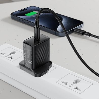 Кабель USB 2.0 Type-C M-M, 1.2 м, 60W silicone C17-03 Black Acefast (6974316284161) [404587]