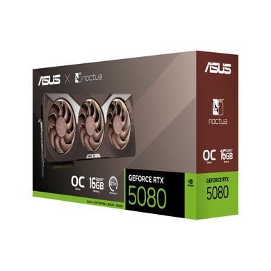 Відеокарта ASUS GeForce RTX 5080 16GB GDDR7 OC RTX5080-O16G-NOCTUA (90YV0M32-M0NA00) [111532]