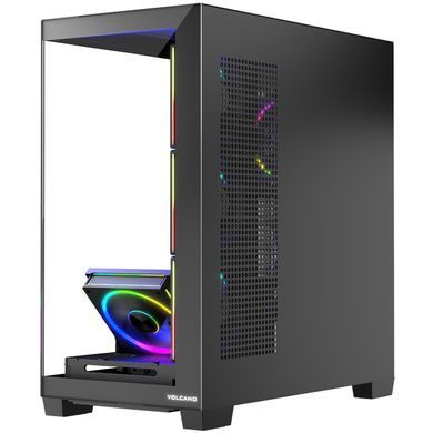 Корпус Modecom VOLCANO STELLAR ARGB MIDI 5x120mm fans BLACK без БЖ ATX (AT-STELLAR-5F-ARGB-10) [403291]