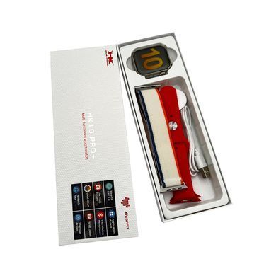 Смарт-годинник HK 10 Pro Plus 46mm. 260 mAh. IP67+Amoled Red (HK10P+3Red) [802654]