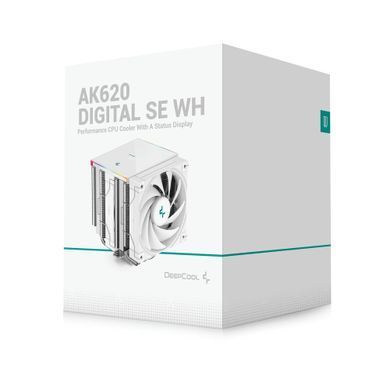 Кулер процесорний DeepCool AK620 Digital SE WH (R-AK620-WHADMN-GJD) [616050]