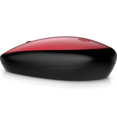 Мишка бездротова HP 240 Bluetooth, 3 кн., 1600 dpi, червона (43N05AA) [401267]