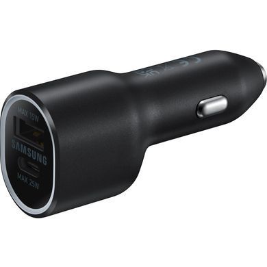 Зарядний пристрій автомобільний Samsung 40Вт USB-A/USB-C, чорний (EP-L4020NBEGRU) [108373]