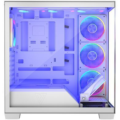 Корпус Modecom VOLCANO STELLAR ARGB MIDI 5x120mm fans WHITE без БЖ ATX (AT-STELLAR-5F-ARGB-20) [403328]
