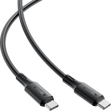 Кабель USB 2.0 Type-C M-M, 1.2 м, 60W silicone C17-03 Black Acefast (6974316284161) [404587]