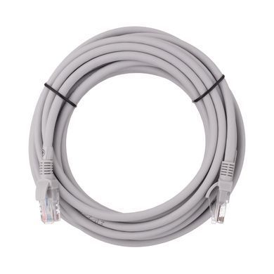 Патч-корд 2E САТ 6, UTP, 5м, 26AWG, RJ45, 7/0.16, Cu, LSZH, сірий (2E-PC6CU-UTP5LSZH-GRY) [109895]