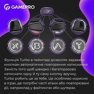 Геймпад GamePro Transparent (GPX13T) [611128]