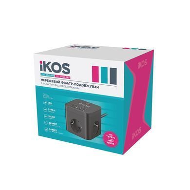 Фільтр-подовжувач IKOS C34S-CU Black (0007-CEF) [615432]