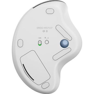 Миша бездротова Logitech Ergo M575S Off-White + Blue Ball (910-007030) [606689]