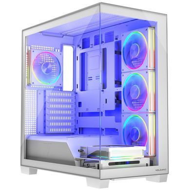 Корпус Modecom VOLCANO STELLAR ARGB MIDI 5x120mm fans WHITE без БЖ ATX (AT-STELLAR-5F-ARGB-20) [403328]