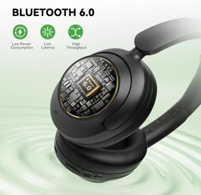 Гарнітура OneOdio A6, Bluetooth + USB-C, Hybrid ANC, Black (A6 Black) [404491]