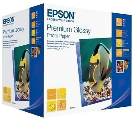 Папір Epson 100mmx150mm Premium Glossy Photo Paper, 500 арк. (C13S041826) [106459]