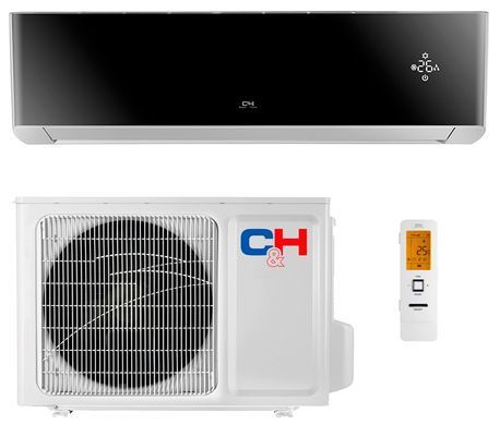 Кондиціонер Cooper&Hunter Supreme 55м2 інвертор 18000BTU 5.3кВт A++/A+++ -30&deg;С Wi-Fi R32 чорний (CH-S18FTXAM2S-BL) [12626]