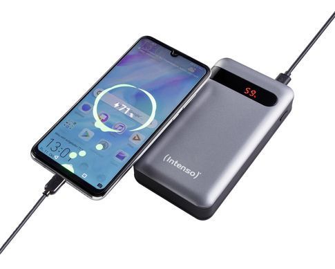 Портативний зарядний пристрій USB 20000MAH QC3.0 ANTHRACITE PD20000 INTENSO (7332354) [503558]