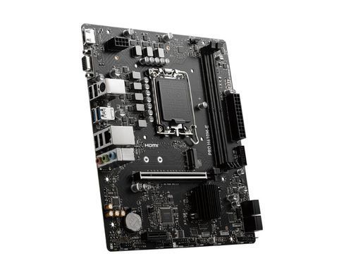Материнcька плата MSI PRO H610M-E s1700 H610 2xDDR5 M.2 HDMI D-Sub mATX (911-7D48-070) [109265]
