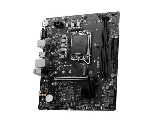Материнcька плата MSI PRO H610M-E s1700 H610 2xDDR5 M.2 HDMI D-Sub mATX (911-7D48-070) [109265]
