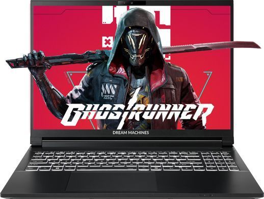 Ноутбук Dream Machines RT5060-15 15.3FHD+ IPS, AMD AI 9 HX 370, 32GB, F1TB, NVD5060-8, DOS, чорний (RT5060-15UA24) [113005]