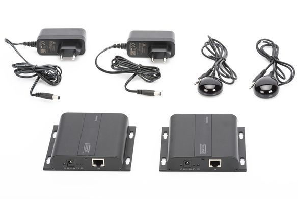 Набір подовжувачів DIGITUS HDMI через IP, 4K*2K@30Гц, (CAT 5/5e/6/7), 120м (DS-55122) [108518]