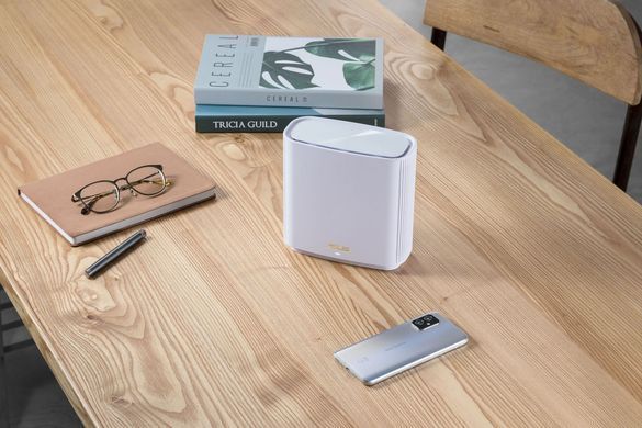 Система WiFi-Mesh ASUS ZenWiFi XT8 v2 AX6600, 3xGE LAN, 1x2.5GE WAN, 1xUSB3.1, 2мод, білий (90IG0590-MO3A80) [104647]