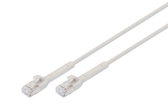 Патч-корд DIGITUS CAT 6a S-FTP, 0.5м, AWG 32/7, Cu, TPE-LSZH, гнучкий, сірий (DK-1632-A-005B) [115080]