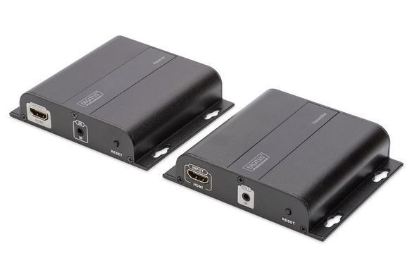 Набір подовжувачів DIGITUS HDMI через IP, 4K*2K@30Гц, (CAT 5/5e/6/7), 120м (DS-55122) [108518]