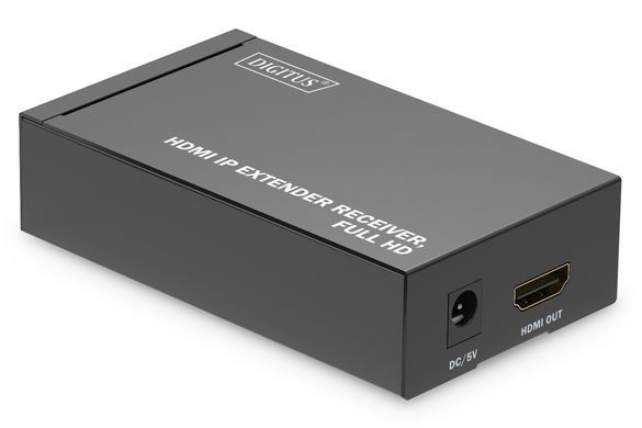 Подовжувач DIGITUS HDMI Full HD IP, приймач для DS-55517, 120м (DS-55518) [108625]