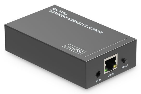 Подовжувач DIGITUS HDMI Full HD IP, приймач для DS-55517, 120м (DS-55518) [108625]