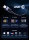 Кабель USB 3.1 Type-C M-M, 1 м, 240W （480Mbps）Чорний, L513 UGREEN (45067) [404064], фото 3
