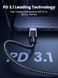Кабель USB 3.1 Type-C M-M, 1 м, 240W （480Mbps）Чорний, L513 UGREEN (45067) [404064], фото 2