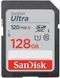 Карта пам'яті SanDisk SD 128GB C10 UHS-I R140MB/s Ultra (SDSDUNB-128G-GN6IN) [108924], фото 1