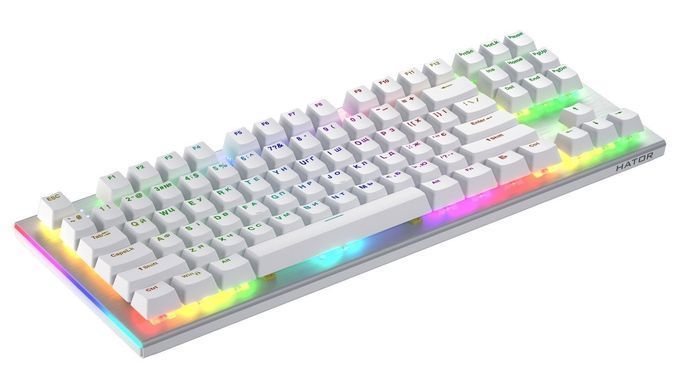 Клавіатура Hator Gravity X TKL Orange White (HTK551UA) [606065]