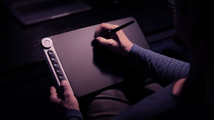 Графічний планшет Huion 10.5"x6.5", USB-C, чорний (Q620M) [112666]