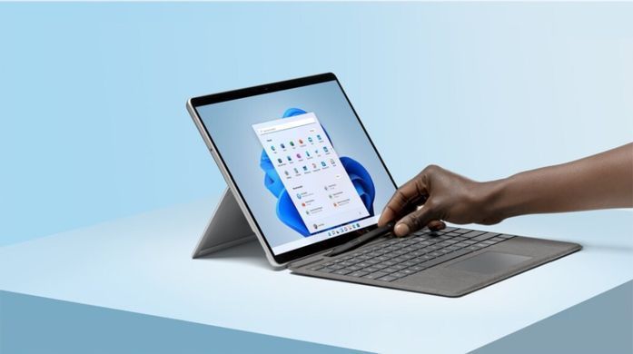 Комплект Microsoft Surface Pro 9 (клавіатура Pro Signature, сірий + стилус Surface Slim Pen 2, чорний) (8X8-00061) [13560]