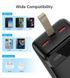 УМБ Choetech 30000mAh, 22,5W PD QC3.0, USB-C In/out, 2xUSB-A Li-pol чорна (B730-ACBK) [405421], фото 3
