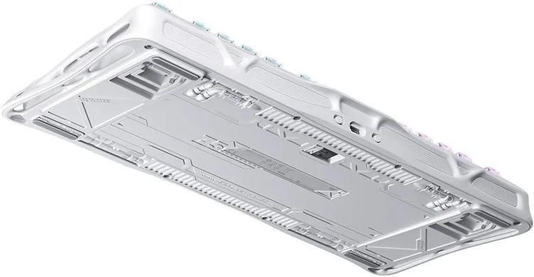 Клавіатура механічна GravaStar Mercury K1 Lite 80keys, GravaStar x BSUN Grey, BT/WL/USB, RGB, Crystal Aurora (GSK1LITE_XTAL_AUROA) [114392]