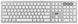 Клавіатура ножнична 2E KS270 109key, WL/BT, EN/UK, сріблясто-білий (2E-KS270WBWH_UA) [103610], фото 1