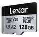 Карта пам&rsquo;яті MICRO SDXC 128GB UHS-I LEXAR (LMSSIPL128G-BNANG) [501531], фото 2
