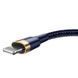 Кабель Baseus cafule Cable USB For iP 2.4A 1m Gold+Blue (CALKLF-BV3) [804378], фото 7