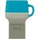 USB Flash GoodRAM 64GB USB 3.0/Type-C ODD3 Metal, Retail (ODD3-0640B0R11) [403911], фото 1