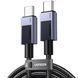 Кабель USB 3.1 Type-C M-M, 1 м, 240W （480Mbps）Чорний, L513 UGREEN (45067) [404064], фото 1
