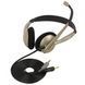 Гарнітура комп'ютерна стерео On-Ear Koss CS100, 2x3.5мм, Uni Mic, 2.4м, Кремовий (194811.101) [17167], фото 6