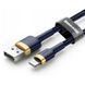 Кабель Baseus cafule Cable USB For iP 2.4A 1m Gold+Blue (CALKLF-BV3) [804378], фото 11