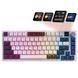 Клавіатура бездротова GamePro Asgard Valhalla QLAB Sakura Switch White With Display (MK160-W-D-QS-PRO) [619470], фото 1