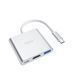 USB-хаб HOCO HB14 Easy use Type-C adapter(Type-C to USB3.0+HDMI+PD) Silver (6931474725790) [803285], фото 2