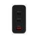 Мережевий зарядний пристрій Ttec SmartCharger Trio GAN 2хUSB-C/USB-A /120Вт Black (2SCG04S) [603278], фото 3