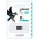 Флеш-накопичувач Wibrand USB 2.0 Hawk 8Gb Black (WI2.0/HA8M1B) [802880], фото 2